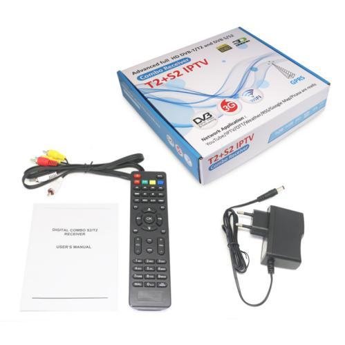 DVB-S2+T2 Combo set top box with IPTV support for africa market