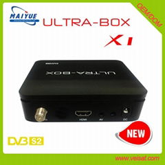 ULTRA-BOX X1 DVB-S2 DIGITAL SATELLITE RECEIVER