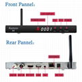 Alemoon X5 DVB-S2+T2 H.265 HEVC Combo IPTV Receiver with TubiCast Built-in WIFI