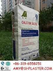 calcium sulfate in soluble FCC