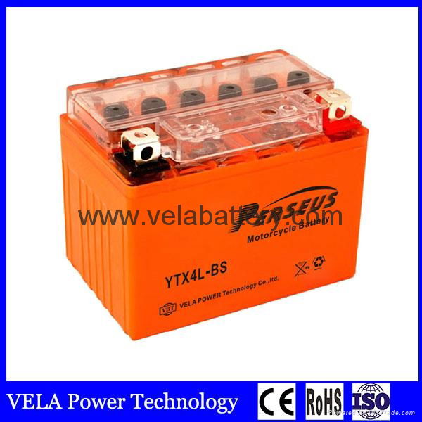 Cheap Price YTX4L-BS AGM Lead Acid Rechargeable Motorcycle Battery