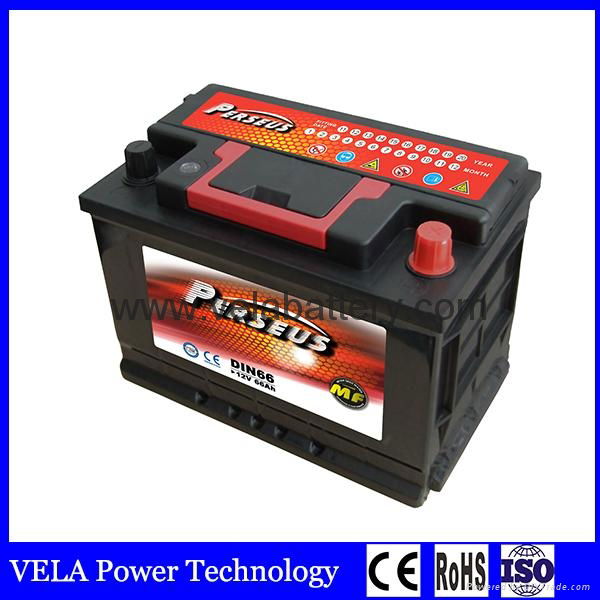 Hot Sale Best Price DIN66 MF Lead Acid Car Battery 2