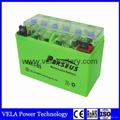 China Brand Good Design 12N6.5-BS GEL Lead Acid Motorcycle Battery