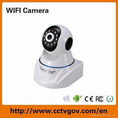 720P Onvif Megapixel Pan/Tilt Wireless P2P IP Indoor WIFI Camera