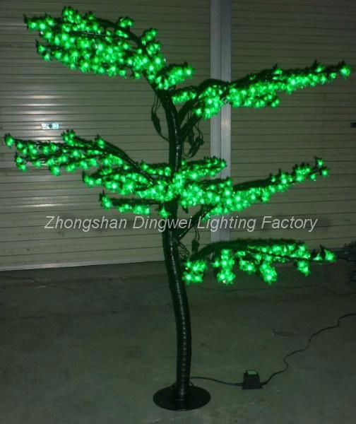 1.5M LED Christmas Artificial Bonsai Cherry Tree Lights 2