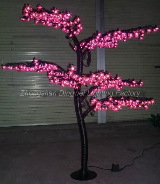 1.5M LED Christmas Artificial Bonsai Cherry Tree Lights 3