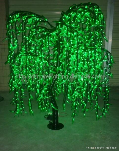 1 8m High Led Outdoor Garden Lighted Willow Trees Dw Wt