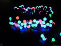 5M 50 Bulbs LED Christmas Ball Light Strings  2