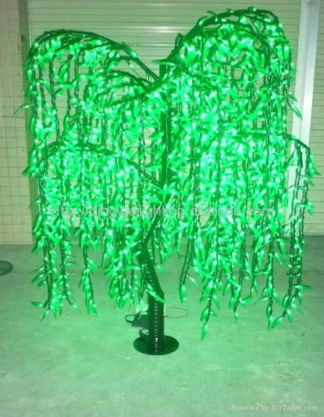 1.8M High LED Outdoor Garden Lighted Willow Trees 4