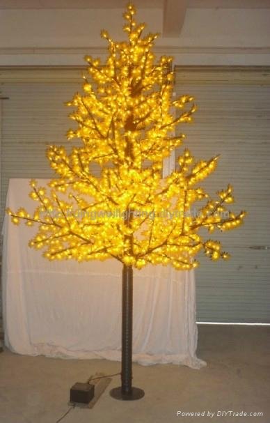 3M Yellow LED Outdoor Landscape Lighting Maple Trees