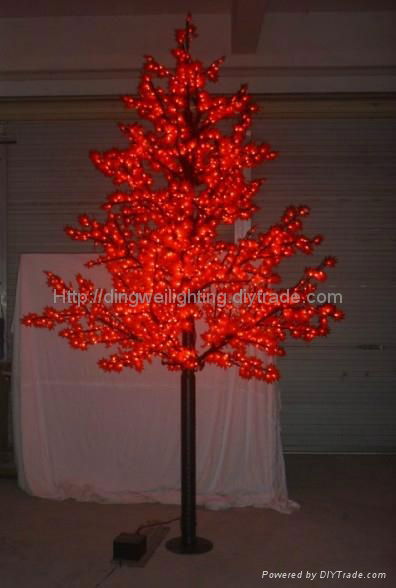 3M Yellow LED Outdoor Landscape Lighting Maple Trees 2