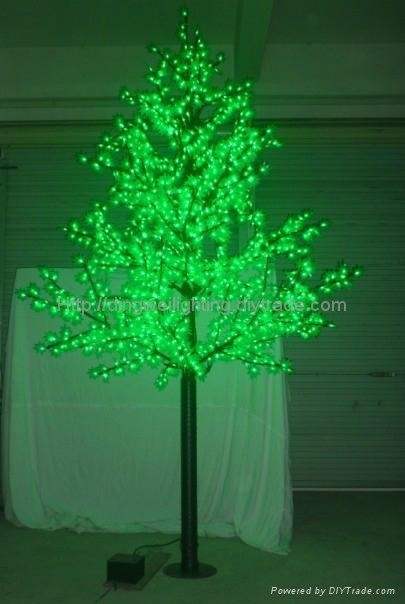 3M Yellow LED Outdoor Landscape Lighting Maple Trees 4