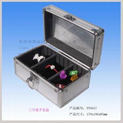 three grids aluminum watch case YY0417