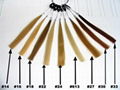 clip in hair 100g/pcs blonde colors made of 100% remy hair 3