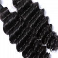 Raw Virgin Cuticle Aligned Hair,Virgin Indian Human Hair Weavings Wave and Curly 5