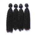 Raw Virgin Cuticle Aligned Hair,Virgin Indian Human Hair Weavings Wave and Curly