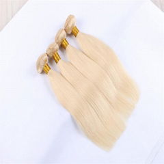 Remy Hair Weaving,Virgin Indian Human Hair Extension 613# blonde colors