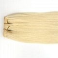 Remy Hair Weaving,Virgin Indian Human Hair Extension 613# blonde colors 5