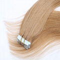 Raw Vietnamese Burmese hair extension tape ins cuticle aligned human hair weaves 4