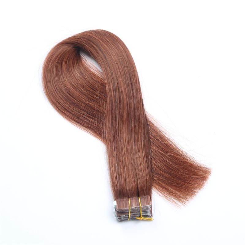 Raw Vietnamese Burmese hair extension tape ins cuticle aligned human hair weaves 5