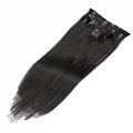 high quality clip in hair extensions remy hair clip on hair 5-10pieces per pack