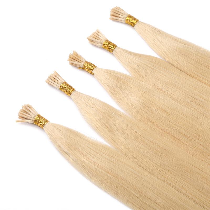 high quality prebonded hair extensions I tipped hair extensions stick hair 613# 2