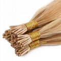 high quality prebonded hair extensions I tipped hair extensions stick hair 613# 4