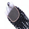 high quality hair closure hair frontal for weavings and wigs nutural black color 1