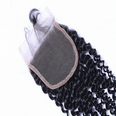 high quality hair closure hair frontal for weavings and wigs nutural black color