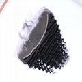 high quality hair closure hair frontal for weavings and wigs nutural black color