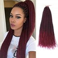 22inch 200g Ombre Synthetic Hair Braids ,48pcs twist Hair Braid for full head  1