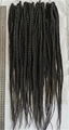 Synthetic Hair Braids ,48pcs twist Hair Braid for full head 48pcs black color 2