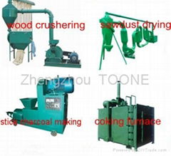 On sale wood charcoal briquette production line