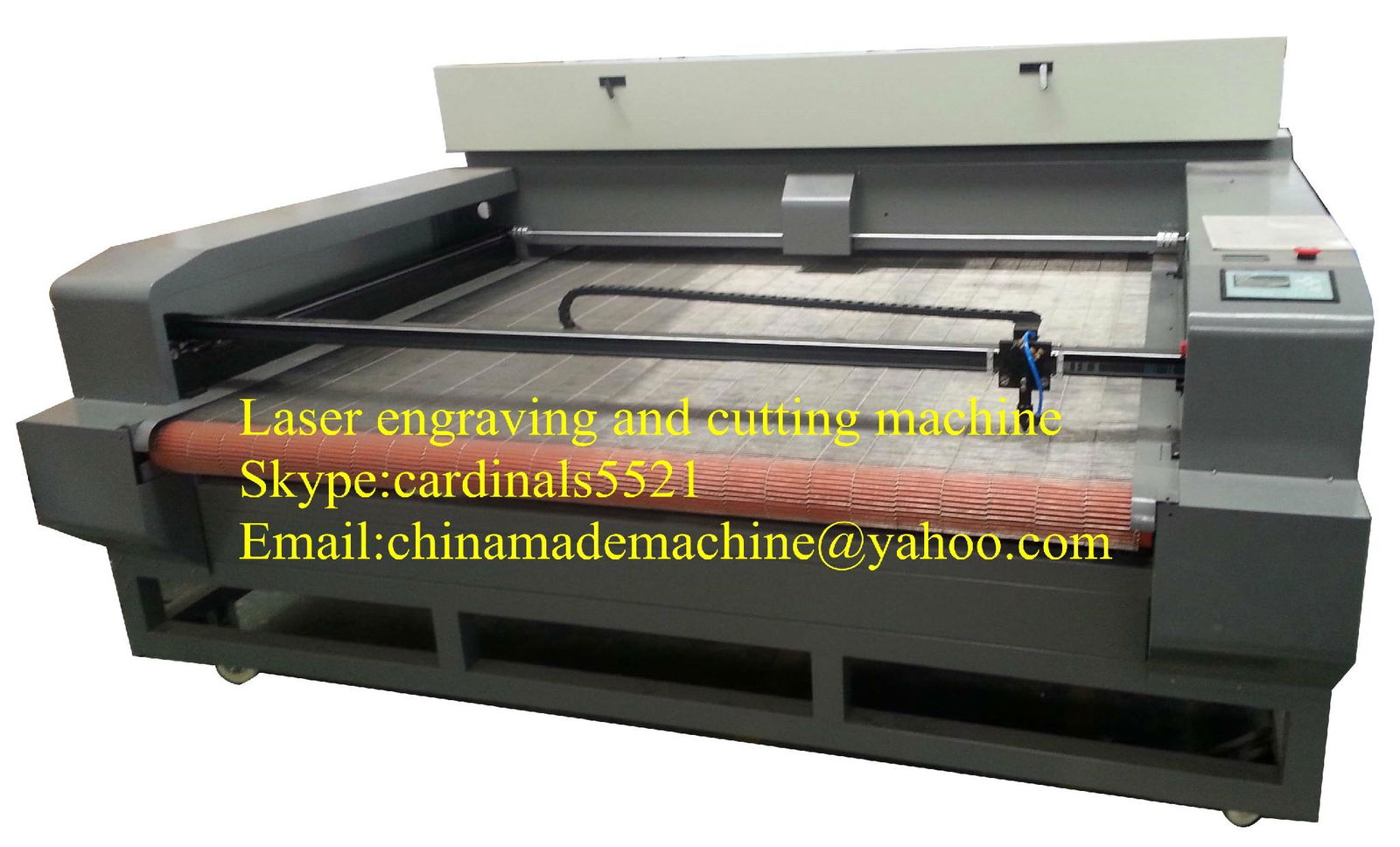 Fabric auto feeding laser cutting machine 3