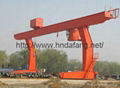 L-type 5-50/10t single main beam hanger gate crane