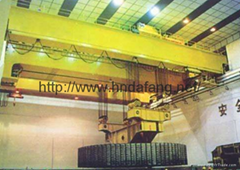 Steel tube intelligent distribution bridge crane