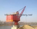 Fixed slewing crane