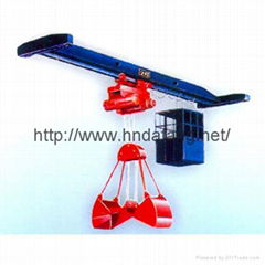 LDZ electric single beam grab crane