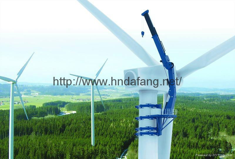 Wind power maintenance crane