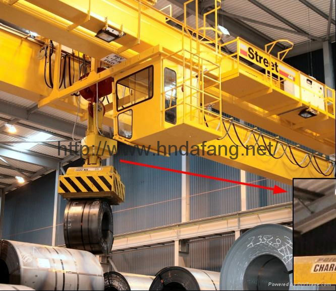 Rolled plate crane Hot-rolled coil crane Electromagnetic suction crane 2