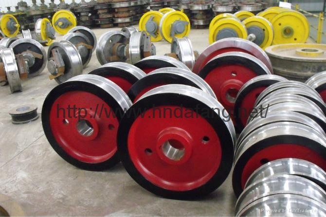 Henan dafang manufacturer direct selling crane wheel