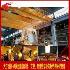 5~74t QDY Model Ladle CraneCasting Overhead Crane 