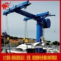 Marine deck cantilever crane