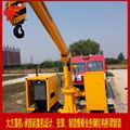 The train maintenance crane Railway closed rail crane 4