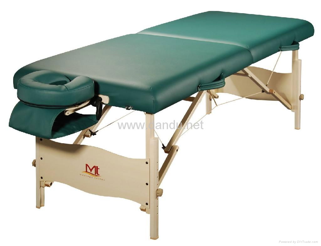 Wooden portable massage table