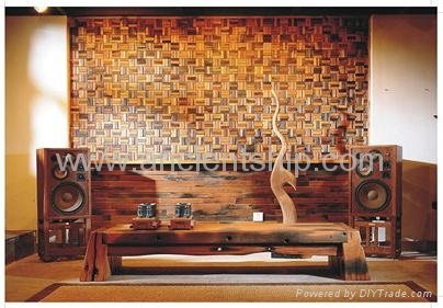 Ancientshipwood mosaic Driftwood mosaic wooden mosaic Indoor decoration