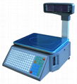 Barcode label printing scale 1