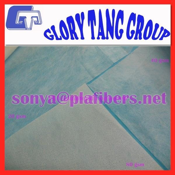 100% biodegradable pla spunbond nonwoven fabric 2