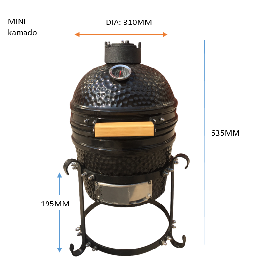MINI kamado barbecue grill outdoor cooking 
