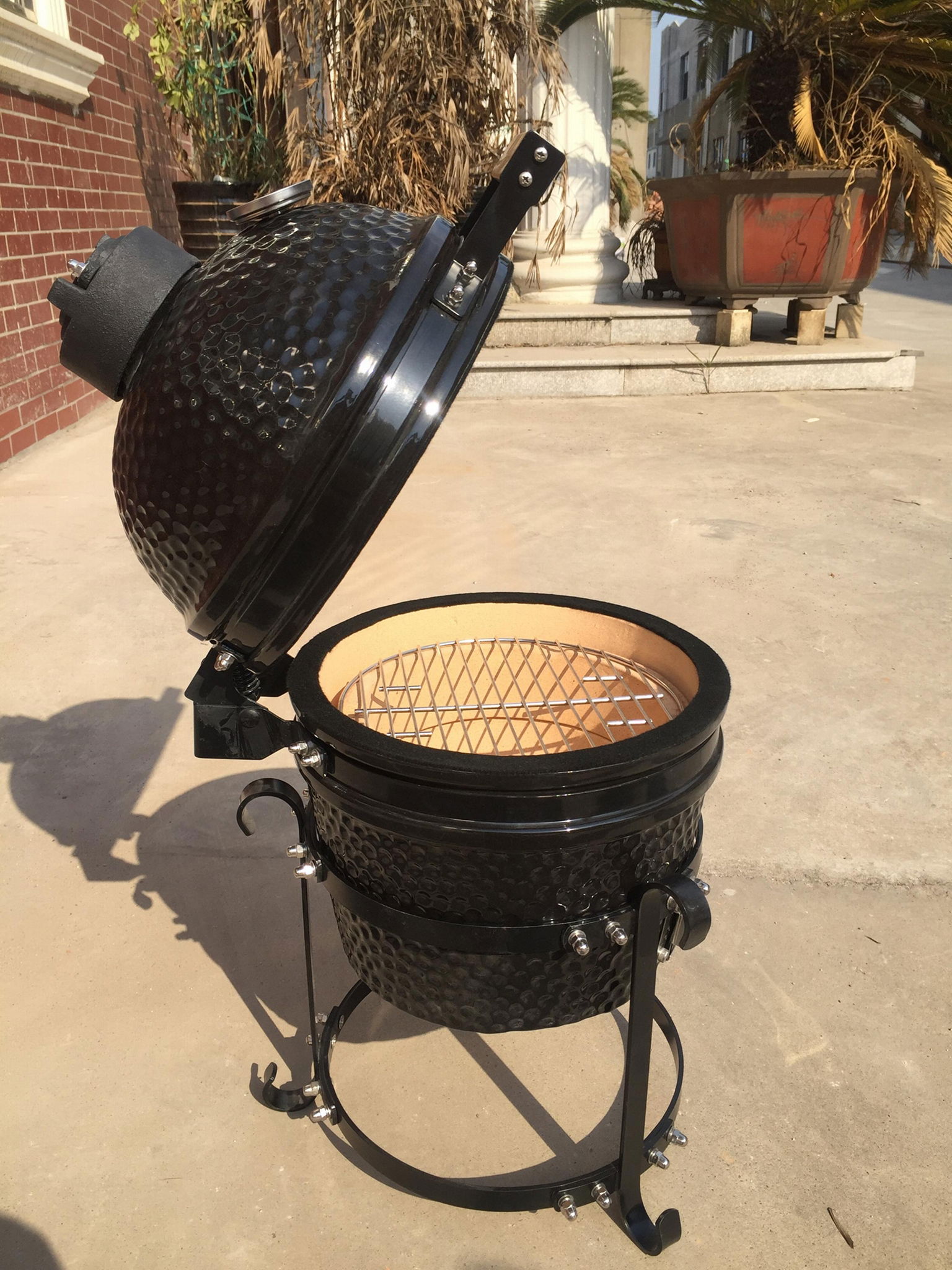 MINI kamado barbecue grill outdoor cooking  4